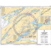 CHS Nautical Chart 1400: Montréal to/à Lake/Lac Ontario